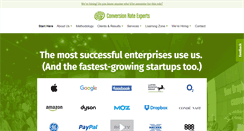Desktop Screenshot of conversion-rate-experts.com